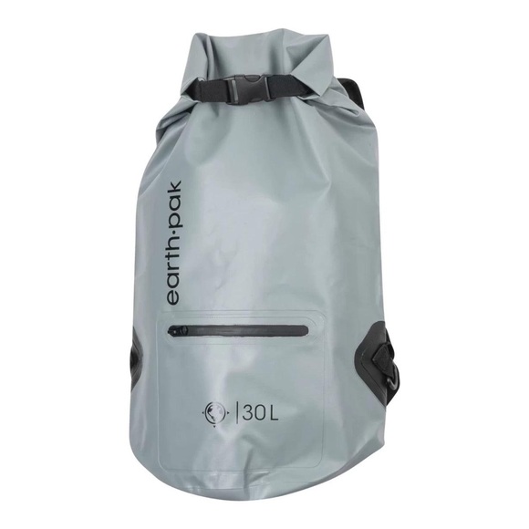 Earth pac Gray and Black Duffel Bag with Ample Space and Durability